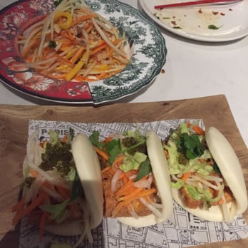 Madame Hanoi - Tofu bao with Vietnamese salad - Bars Near Me - Adelaide, SA
