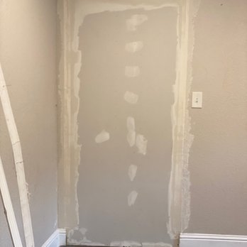 Handy Right - Unnecessary bedroom door made into a wall - Handyman Near Me Handy Right - Unnecessary bedroom door made into a wall - Handyman Near Me