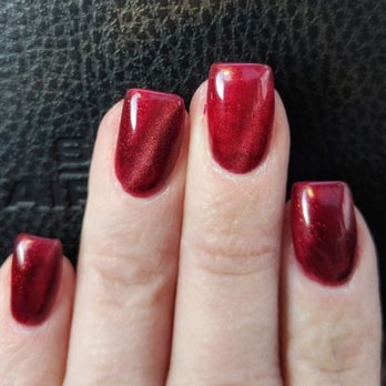 Z.W Nails - Beautiful cat's eye gel manicure! - Nail Salons Near Me - Cortlandt, New York