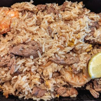 Spoon & Fork Kitchen - Beef Fried Rice with added Shrimp - Thai Near Me - Austin, Texas