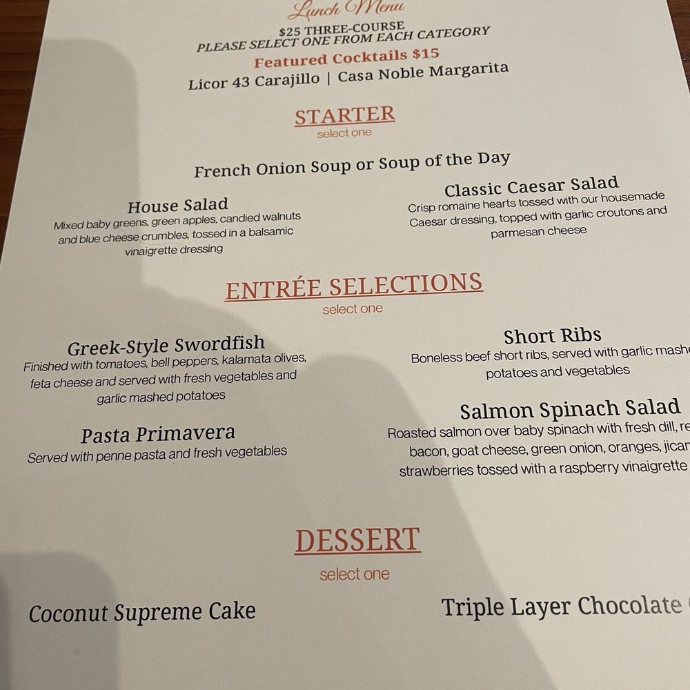 Menu Menu