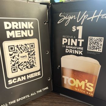 Tom's Watch Bar - Minneapolis - Drink Menu QR - Sports Bars Near Me - Minneapolis, Minnesota Tom's Watch Bar - Minneapolis - Drink Menu QR - Sports Bars Near Me - Minneapolis, Minnesota