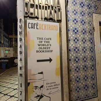 Livraria Bertrand - Outdoor sign - Bookstores Near Me - Lisbon, 11 Livraria Bertrand - Outdoor sign - Bookstores Near Me - Lisbon, 11