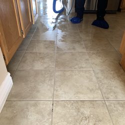 Regency Carpet Cleaners - Already looking completely different in color!