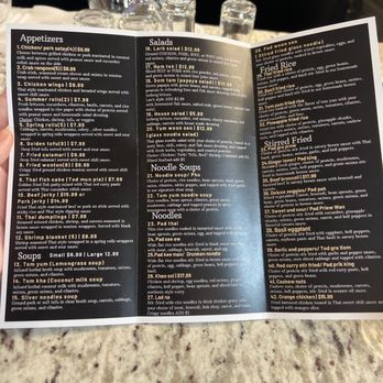 Thai Table - Menu - Thai Near Me - Dayton, Ohio