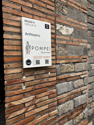 Pompeii Archaeological Park Amphitheatre entrance and exit by null