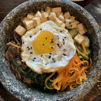 Mori Sushi - Korean rice bowl with tofu - Sushi Bars Near Me - Newport, Rhode Island