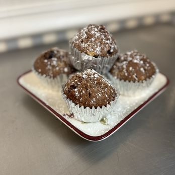 Pam’s Bakery Bliss - Double chocolate muffins - chocolate batter with dark chocolate chips - Bakeries Near Me - Berkeley Springs, West Virginia Pam’s Bakery Bliss - Double chocolate muffins - chocolate batter with dark chocolate chips - Bakeries Near Me - Berkeley Springs, West Virginia
