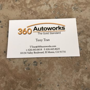 360 Autoworks - Our best Service adviser Tony Tran - Body Shops Near Me - El Monte, California 360 Autoworks - Our best Service adviser Tony Tran - Body Shops Near Me - El Monte, California