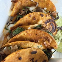 Daisy's - The quesabirria order comes with four small tacos.
