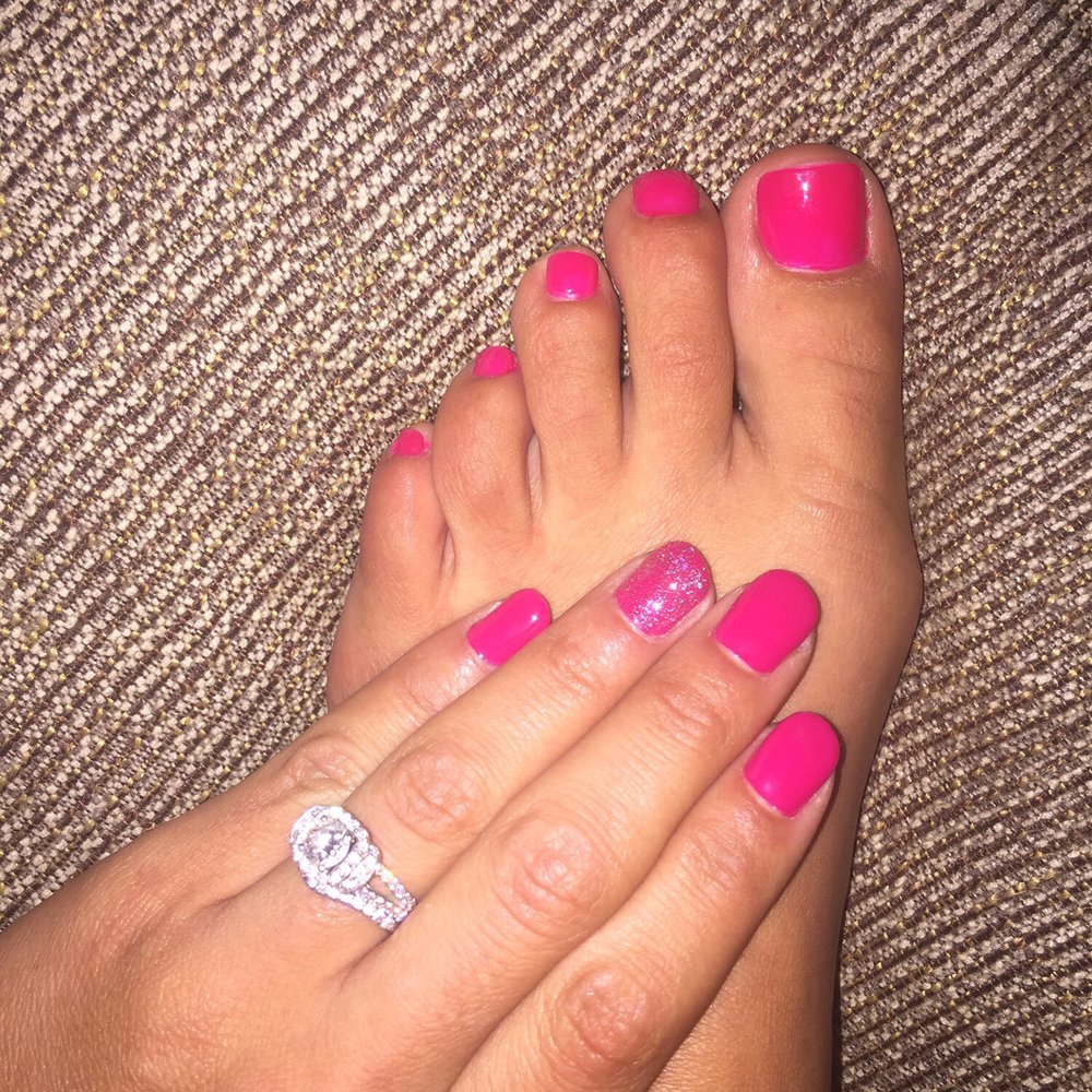 Nails done by young toes by cy-cy Nails done by young toes by cy-cy