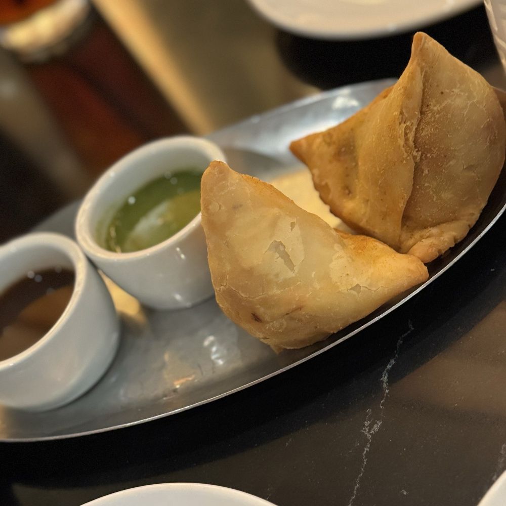 Naan - Vegetable Samosa (2 pc.) - Indian Near Me - Mount Pleasant, South Carolina