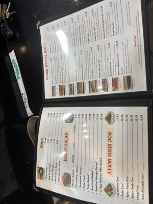 Menu photo 4 Ayumi Spring Valley, CA
