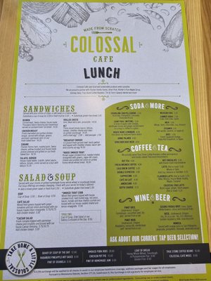 Menu photo 3 Colossal Cafe Saint Paul, MN