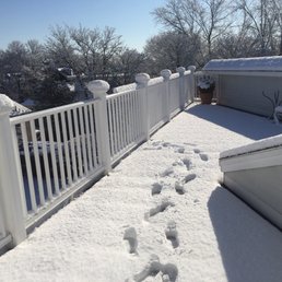 Room 34 beautiful snowy deck Room 34 beautiful snowy deck