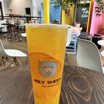 Holy Sheep Tea & Boba Studio - Large Sunset Orange fruit tea with mango jelly $7.15 (9/14/2023) - Bubble Tea Near Me - Hobbs, New Mexico Holy Sheep Tea & Boba Studio - Large Sunset Orange fruit tea with mango jelly $7.15 (9/14/2023) - Bubble Tea Near Me - Hobbs, New Mexico