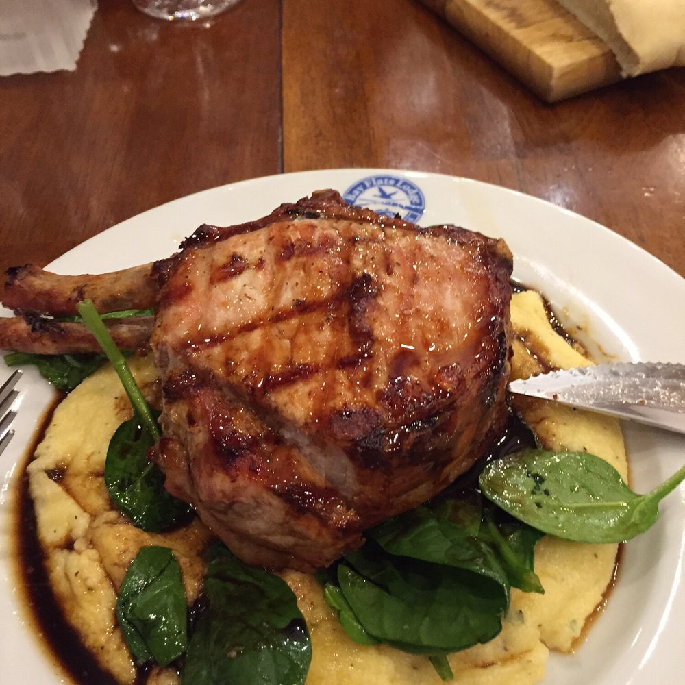Dinner. Pork chop Dinner. Pork chop