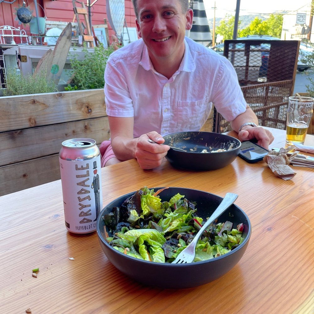 Corner Project Ales & Eats - Big green salad, cider, and my love. - Gastropubs Near Me - Geyserville, California Corner Project Ales & Eats - Big green salad, cider, and my love. - Gastropubs Near Me - Geyserville, California