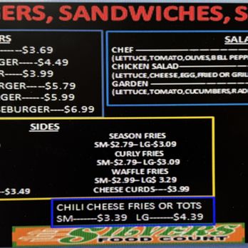 Silvers Food Court - Burger Menu - Food Court Near Me - Ola, Arkansas Silvers Food Court - Burger Menu - Food Court Near Me - Ola, Arkansas