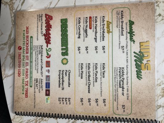 Menu photo 5 Martita’s Lunch Box El Paso, TX Menu photo 5 Martita’s Lunch Box El Paso, TX