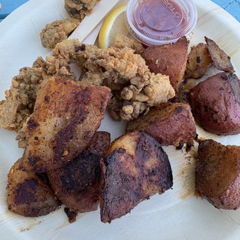 Hookin' Ain't Easy Seafood - Fried oysters, red potatoes! - Seafood Near Me - St Petersburg, Florida Hookin' Ain't Easy Seafood - Fried oysters, red potatoes! - Seafood Near Me - St Petersburg, Florida