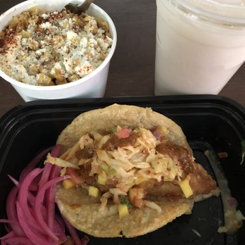 Que Onda Tacobar - Happy Easter to me. Fish taco, Esquita & Horchata - Tacos Near Me - Pinole, California Que Onda Tacobar - Happy Easter to me. Fish taco, Esquita & Horchata - Tacos Near Me - Pinole, California