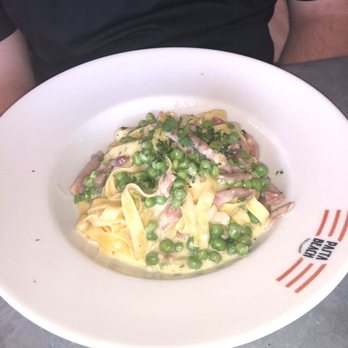 Pasta Beach - Pasta with peas and proscuitto - Pizza Near Me - Providence, Rhode Island Pasta Beach - Pasta with peas and proscuitto - Pizza Near Me - Providence, Rhode Island