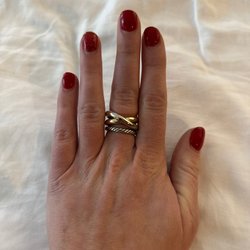 The One Nail Bar - My nails after two weeks with dip polish.