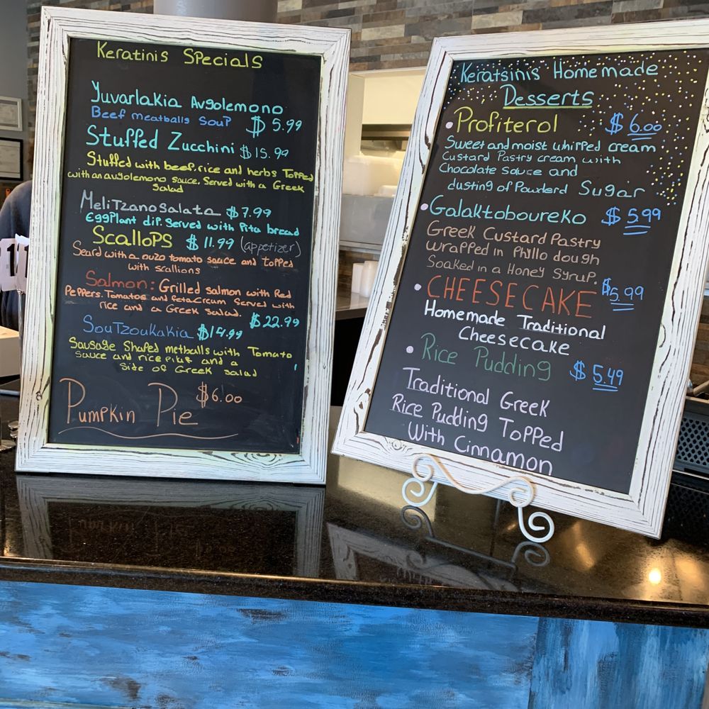 Keratsini Greek Kitchen - Specials and Dessert menu from October 2021 - Greek Near Me - Annapolis, Maryland Keratsini Greek Kitchen - Specials and Dessert menu from October 2021 - Greek Near Me - Annapolis, Maryland