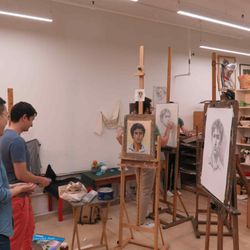 Bridgeview School of Fine Arts - Portrait drawing and painting class at Bridgeview. Art Classes in Queens for adults and kids.