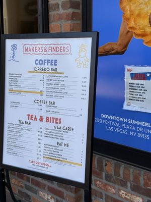 Menu photo 2 Makers & Finders Las Vegas, NV