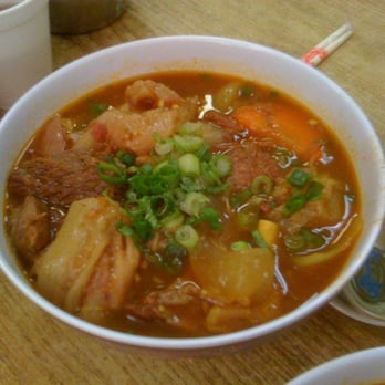 Bo Ky - Beef Belly Flat Noodle Soup is so good that we ordered 2 bowls!! - Chinese Near Me - New York, New York Bo Ky - Beef Belly Flat Noodle Soup is so good that we ordered 2 bowls!! - Chinese Near Me - New York, New York
