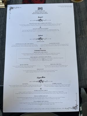 Menu photo 7 Rose's Garden Bar Calabasas, CA