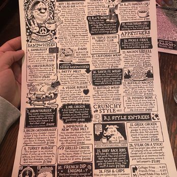 RJ Grunts - Menu - Sandwiches Near Me - Chicago, Illinois RJ Grunts - Menu - Sandwiches Near Me - Chicago, Illinois