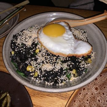 The Tyger - Squid ink fried rice - Cocktail Bars Near Me - New York, New York The Tyger - Squid ink fried rice - Cocktail Bars Near Me - New York, New York