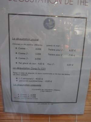 Menu photo 2 Les Saisons du Thé Toulouse, 31 Menu photo 2 Les Saisons du Thé Toulouse, 31