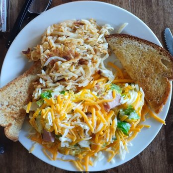 Jacksons Fair Deal Cafe - Omelet, hash browns and toast - Coffee & Tea Near Me - Omaha, Nebraska