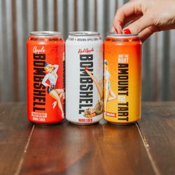Three Brothers Wineries and Estates - Cans of Bombshell Hard Cider