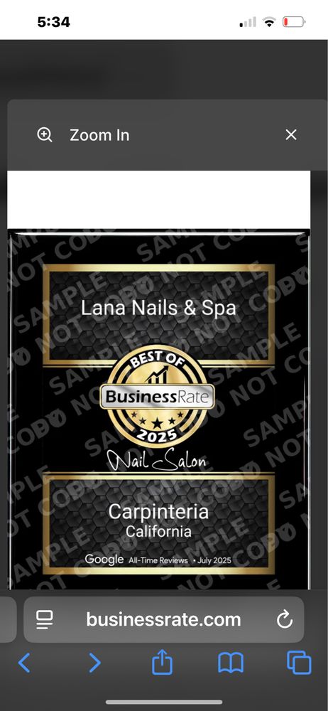 Lana Nails & Spa Logo