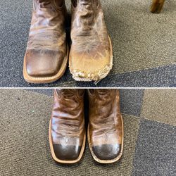 Queen City Cobbler - A client's puppy wanted something to chew on!