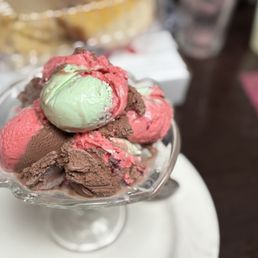 Italian ice cream. Italian ice cream.