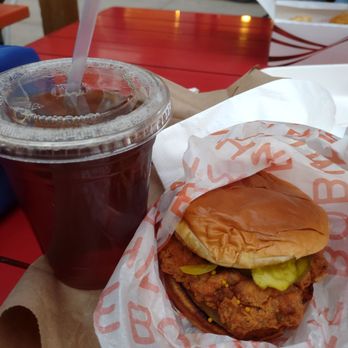 Bobwhite Counter - Spicy Chicken Sandwich, Iced Tea - Southern Near Me - New York, New York Bobwhite Counter - Spicy Chicken Sandwich, Iced Tea - Southern Near Me - New York, New York
