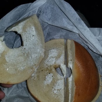 Griddle Cafe & Deli - This place SUCKS. IF u like shitty food go there. This is my bagel with butter.  Bagel tastes like its 3 days old. - New American Near Me - Long Island City, New York
