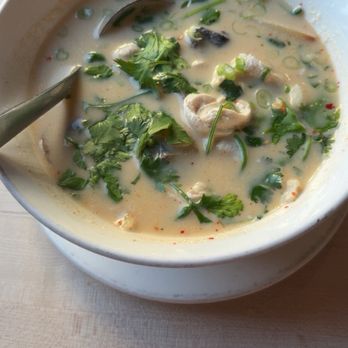 Thai Orchid Restaurant - Tom Kha Soup with chicken - Sushi Bars Near Me - Vancouver, Washington Thai Orchid Restaurant - Tom Kha Soup with chicken - Sushi Bars Near Me - Vancouver, Washington