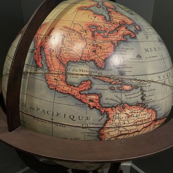 Fort Ligonier - Globe of the area from the time period. - Museums Near Me - Ligonier, Pennsylvania Fort Ligonier - Globe of the area from the time period. - Museums Near Me - Ligonier, Pennsylvania