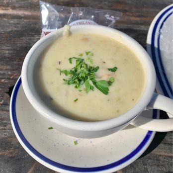 Fish - Cup of white clam chowder - Seafood Near Me - Sausalito, California