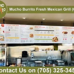 Mucho Burrito Fresh Mexican Grill - Restaurant Menu