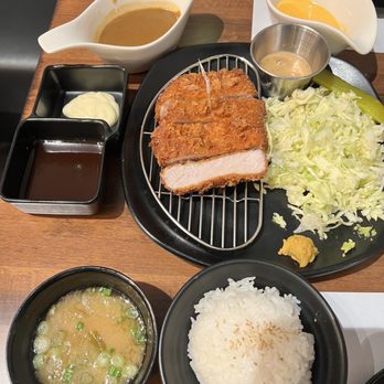 Katsuyama - Don Katsu plate w/ cheese & curry - Izakaya Near Me - Palm Desert, California Katsuyama - Don Katsu plate w/ cheese & curry - Izakaya Near Me - Palm Desert, California