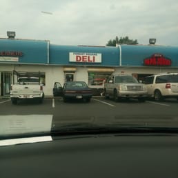 Outside the deli