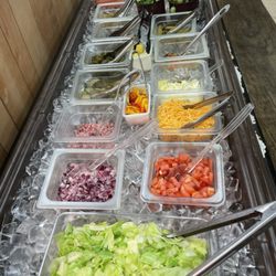 Bryceland Gas & Grub - Salad bar, always fresh.